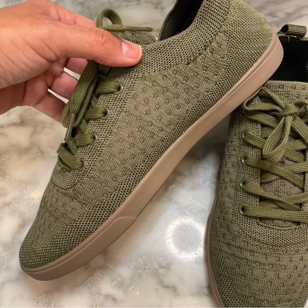 Suavs Zilker Men's 7.5 Womens 9.5 Lightweight Shoes Sneakers Olive Green Comfort - Picture 7 of 10